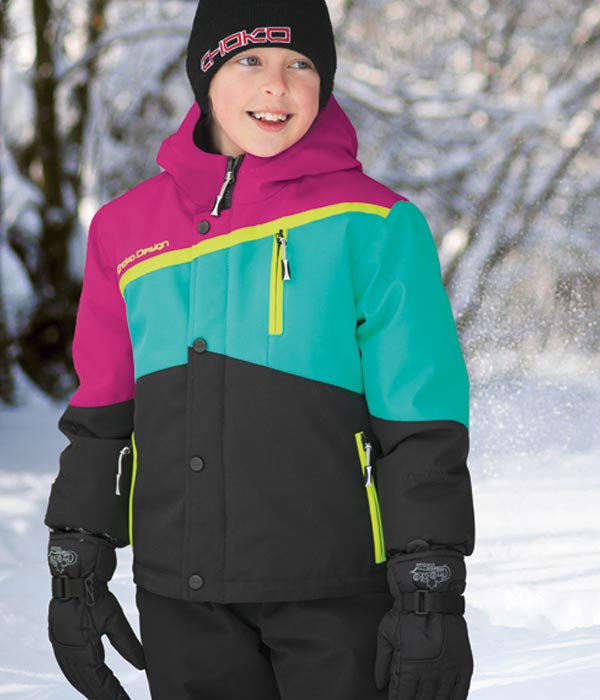 Kids Youth Choko Pursuit Snowmobile Jacket Hi Vis Size 14 123118-SFT CLEARAN 
